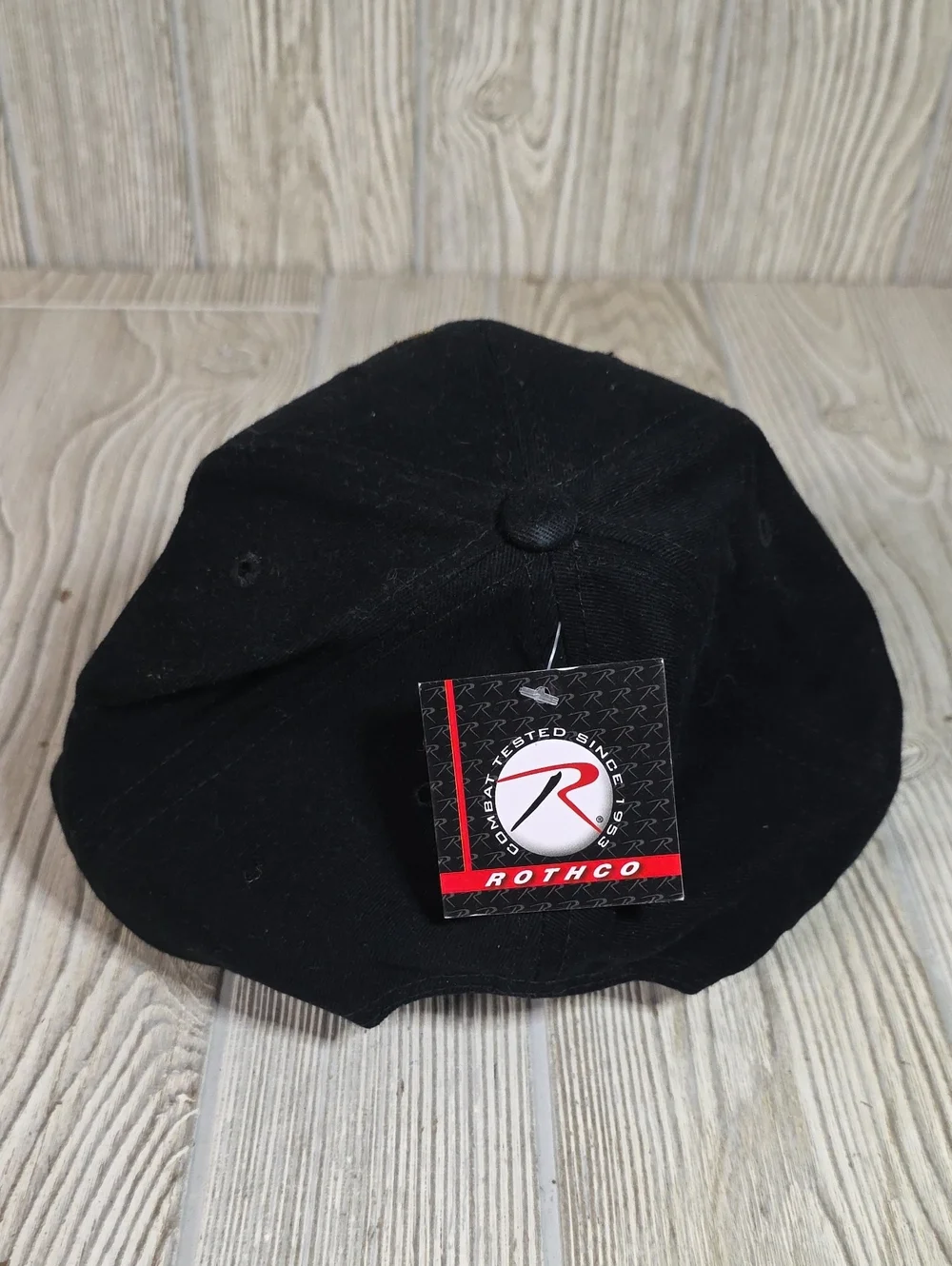 Rothco Vietnam Veteran Black Hat With Service Bioon Insignia OSFA NWT